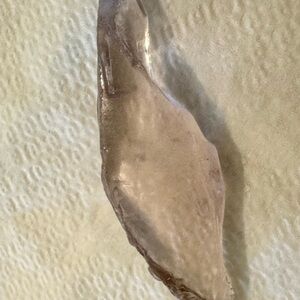 Clear lilac Sea Glass approx 2 1/2 " unique color and shape